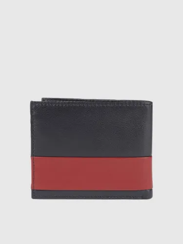Image of TOMMY HILFIGER  Men Blue Genuine Leather Wallet