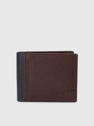 Image of TOMMY HILFIGER  Men Tan Genuine Leather Wallet