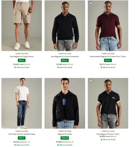 Image of Tommy Hilfiger Men's Cloths up to 50% Discount