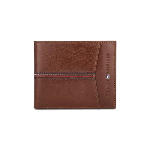 Image of Tommy Hilfiger Men's Global Coin Wallet Enoch - Tan | 1 Coin Pocket