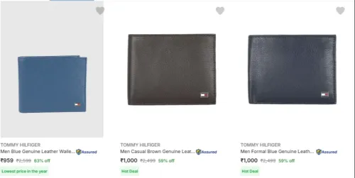 Image of Tommy Hilfiger Men's Wallets up to 63% Discount