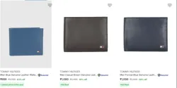 Tommy Hilfiger Mens Wallets up to 63% Discount