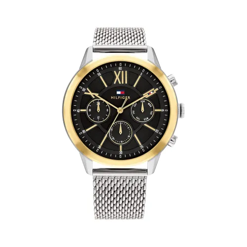 Image of Tommy Hilfiger Morrison Black Dial Silver Stainless Steel