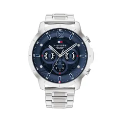Tommy Hilfiger Quartz Multifunction Blue Dial Stainless Steel Strap Watch