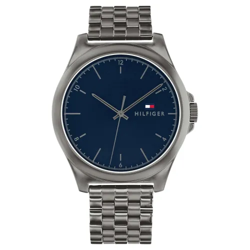 Image of Tommy Hilfiger Quartz Navy Steel Strap Watch for Men