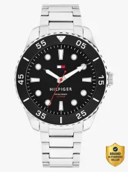 TOMMY HILFIGER Tommy Hilfiger Oceanic Quartz Black Round Dial Mens Watch /