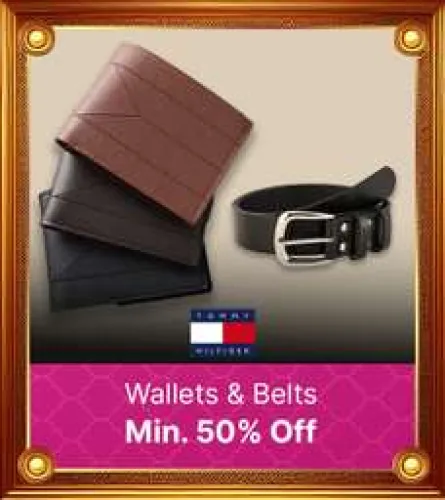 Image of Tommy Hilfiger Wallets & Belts on Flipkart Big billion days 