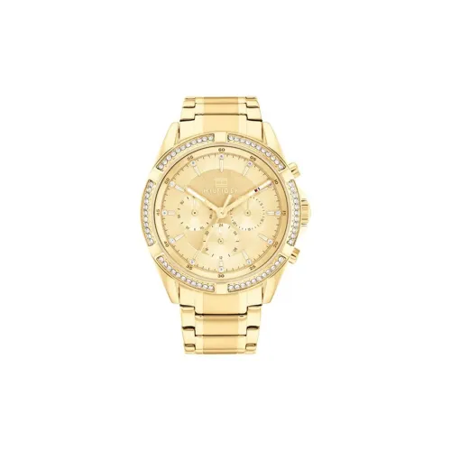 Image of Tommy Hilfiger Women Champagne Dial Analog Watch 