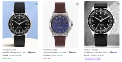 Tommy Hilfiger Mens Wrist Watches upto 68% Discount