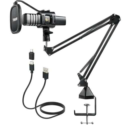Image of TONOR TC30+ USB Condenser Microphone Kit with Arm Stand