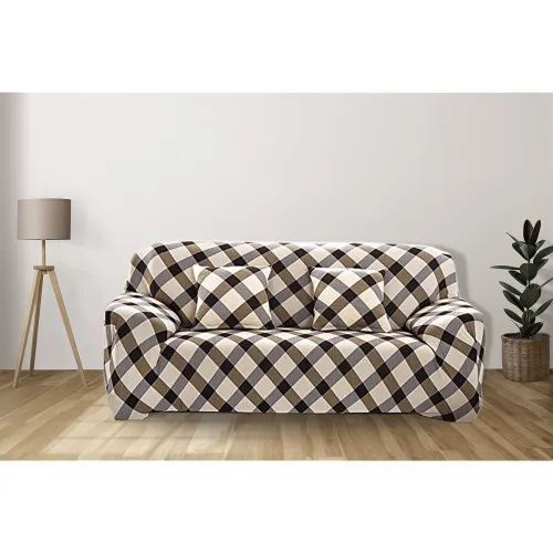 Image of TONY STARK Universal Two Seater Sofa Cover Big Elasticity, Protective