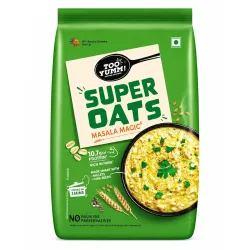 Too Yumm Oats Protein Super Oats Masala Magic | 10.7g Protein | Oats, Millets, Bajra, Jowar & Chia Seeds | 13.3g Dietary