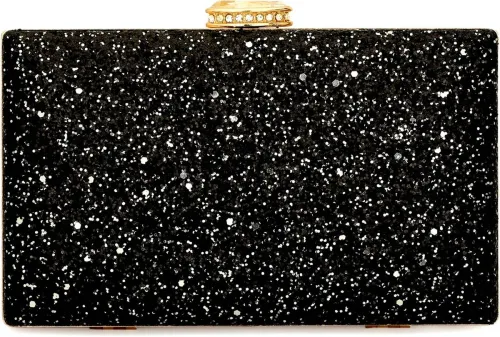 Image of Toobacraft  Party Black, Silver Clutch