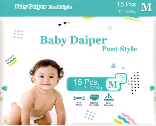 Image of TOOBIL Classic Soft & High Quality Baby Pants - M (15 Pieces)