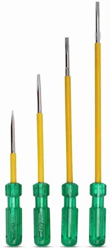 Image of Toolora Pack of - 4 with - Magnetic -Tip 001 Combination Screwdriver Set (Pack of 4)