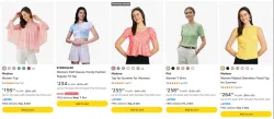 Click to enlarge Top for Summer for Womens Starting From @ ₹195