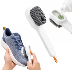 Top Select Liquid Shoe Brush with Soap Dispenser - Pack of 1 Brush
