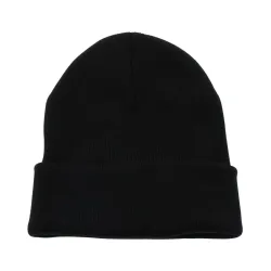 Cuffed Plain Beanie Skull Cap | Winter Unisex Knit Hat Toboggan For Men & Women | Unique & Timeless Clothing Accessories By Top Level