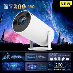 Torexo HY300 PRO Android Projector (1GB/8GB, White)
