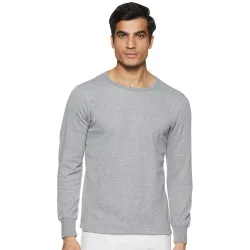 TORRIDO Rupa Mens Solid Regular Fit Thermal Top Lava RNFS 9999_Grey Melange_75