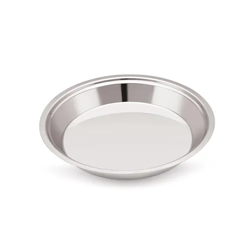 Image of TOSAA Stainless Steel Parat- Dough Kneading Plate Heavy Duty Parat for Roti, Chapati, Puri,Unbreakable Stainless Steel P