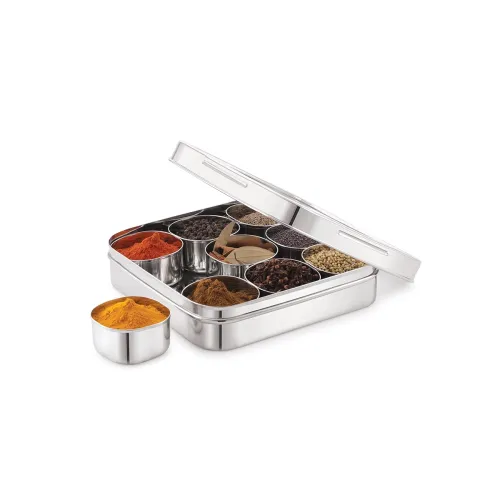 Image of Tosaa Stainless Steel Plain Masala Box