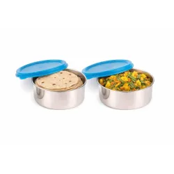 TOSAA Stainless Steel Sigma Container Large - 1020 ml (Pack of 2)