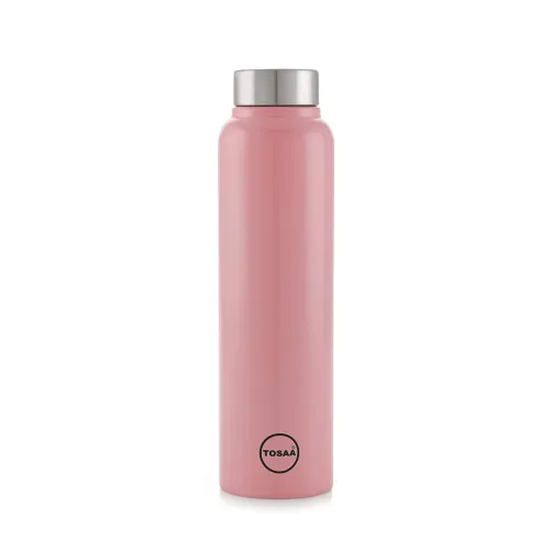 Image of Tosaa Stainless Steel Sleek Design Sports/Fridge Wide Mouth Water Bottle 900ml