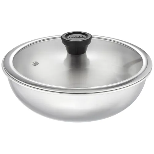 Image of TOSAA Triply Tasla with Glass Lid 20 cm (1500 ml)