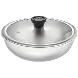 TOSAA Triply Tasla with Glass Lid 20 cm (1500 ml)