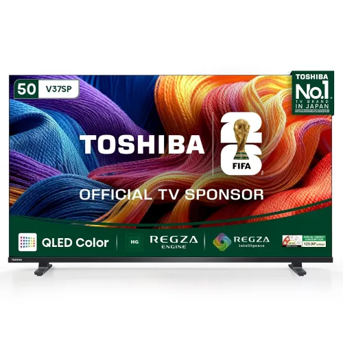 Image of Toshiba 50 Inch QLED Smart TV (50V37SP) | 60 Hz | REGZA Engine, VIDAA OS