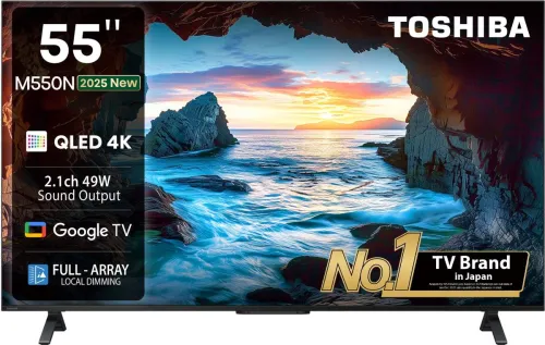 Image of Toshiba 55inch QLED 4K Smart Google TV (55M550NP)