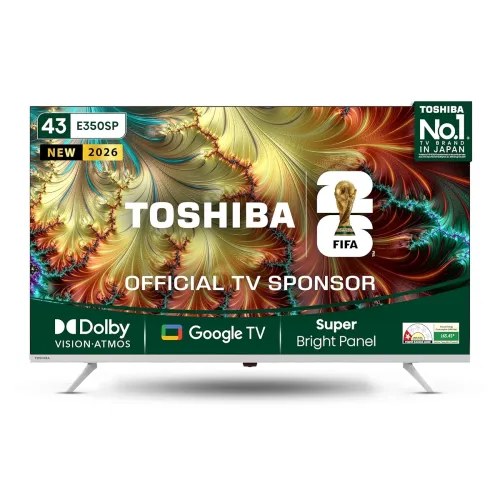 Image of Toshiba 108 cm (43 inches) E350SP Series 4K Ultra HD Smart LED Google TV 43E350SP