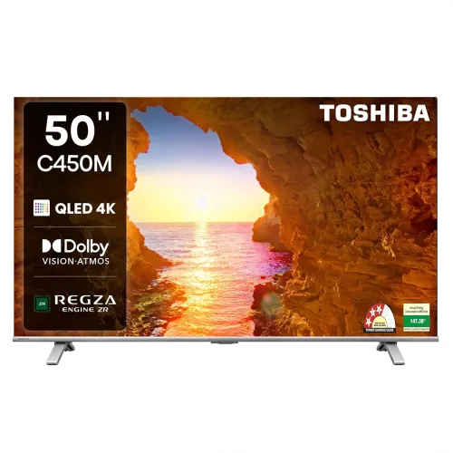 Image of TOSHIBA 126 cm C450ME Series 4K Ultra HD Smart QLED TV 50C450ME 