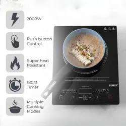 Tower 2000 W Induction Cooktop Touch Panel 