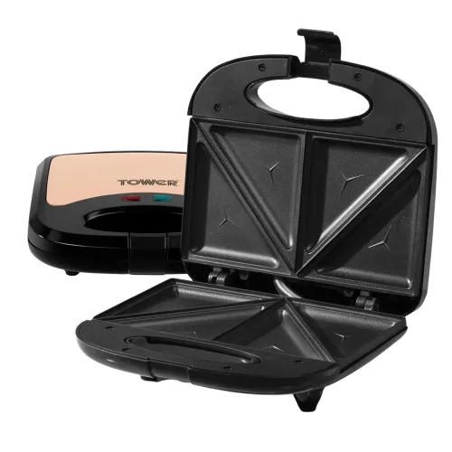 Image of Tower Sandwich Maker 800W Rose Gold Cool Touch Body 2 Year Warranty
