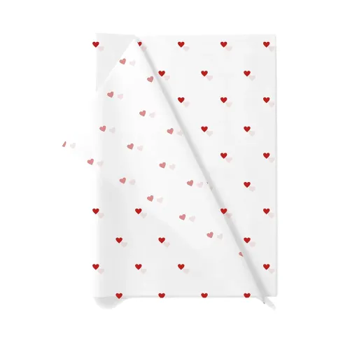 Image of TOWNBUS - 100 Nos Of Redheart Printed Wrapping Paper 