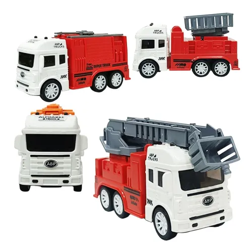 Image of TOY BHARAT Fire Truck Set Combo