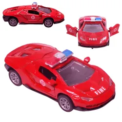 Toy Cloud 1:32 Scale Die-Cast Lamborghini Fire Brigade Pull-Back Car
