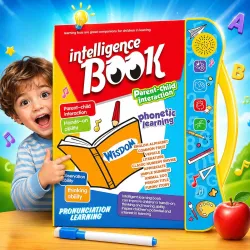 Toy Imagine Interactive Sound Book for Kids with Marker (Ages 2–7) Learn Alphabets, Numbers, Shapes & Phonics Educationa