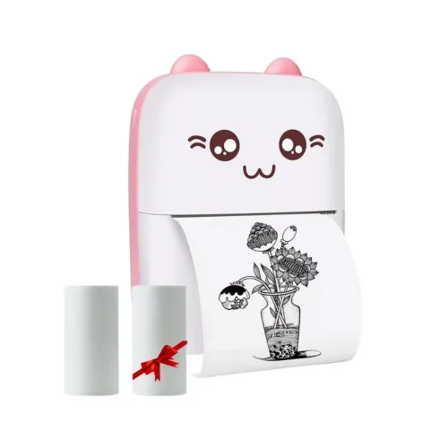 Image of Toy Imagine Mini Portable Thermal Printer – Bluetooth Pocket Printer for Kids & Adults, 57mm Inkless Photo & Label Print