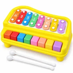 Toy Imagine Xylophone, 8-Key Musical Piano Toy for Kids