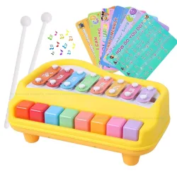 Toy Imagine Xylophone Musical Toy for Kids 8 Scale – Piano Keyboard for 1 Year Baby Boy Girl | Birthday Gift for Kids 6-