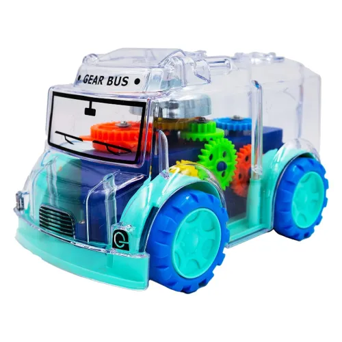 Image of Toybharat Gear Bus |Multicolour |Friction Power Toys | Birthday Gift