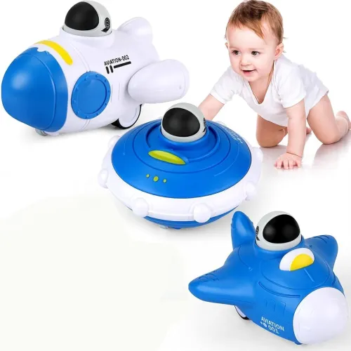 Image of ToyBharat Press N Go UFO Series – Multicolor Realistic Toy for Kids 1-6 Years,
