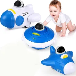 ToyBharat Press N Go UFO Series – Multicolor Realistic Toy for Kids 1-6 Years,