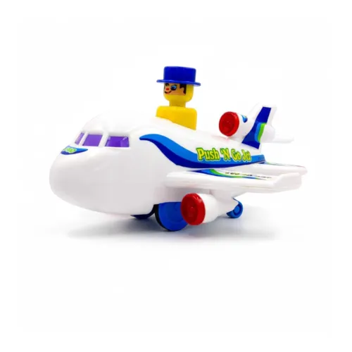 Image of ToyBharat Push N Go Jet Toy