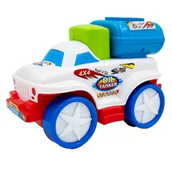 ToyBharat Push N Go Oil Tanker – Realistic Multicolour Toy for Kids 1–6 Years, Safe, Durable & Fun Gift