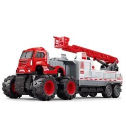 ToyBharat Super Power Fire Trailer Toy Truck