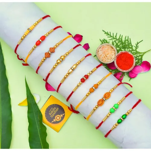 Image of ToyJungle Multicolor Combo of 10 Dora Rakhi Set 